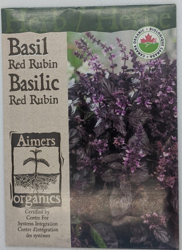 Herbes - Red Rubin Basilic